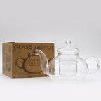 Round Pearl Glass Infuser Teapot 800ml