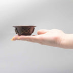 Antique Copper Ritual Bowl with Triple Moon