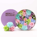 Baby Blessings  Blues Round Box