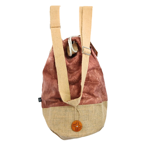 Hamsa Terracotta Stonewash All Natural Backpack