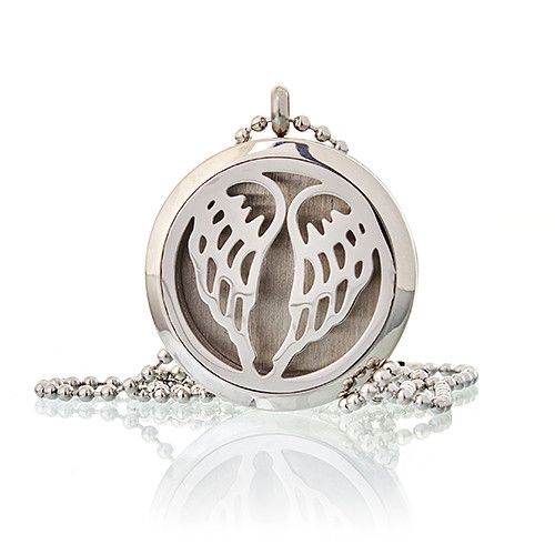 Angel Wings  Aromatherapy Diffuser Necklace 30mm