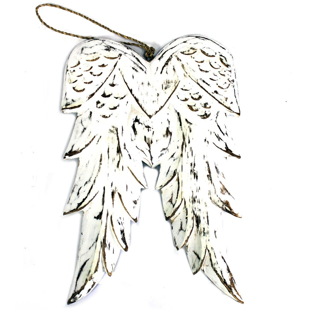 Hand Crafted Double Angel Wing 31cm