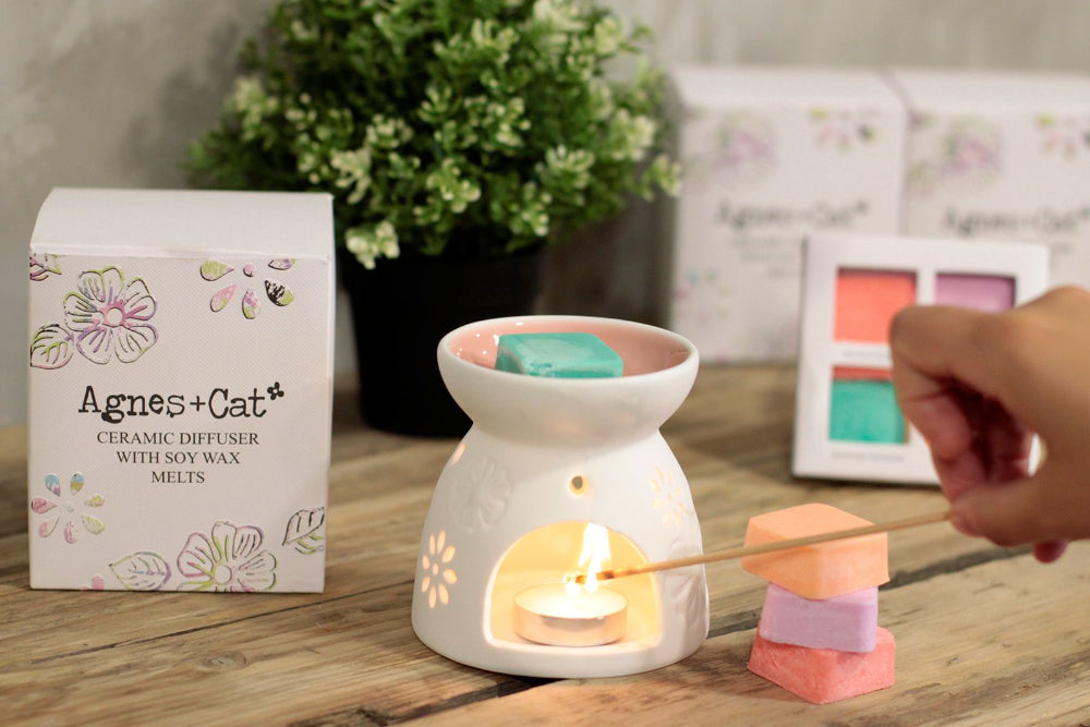 Wax Melter with Four Soy Wax Melts