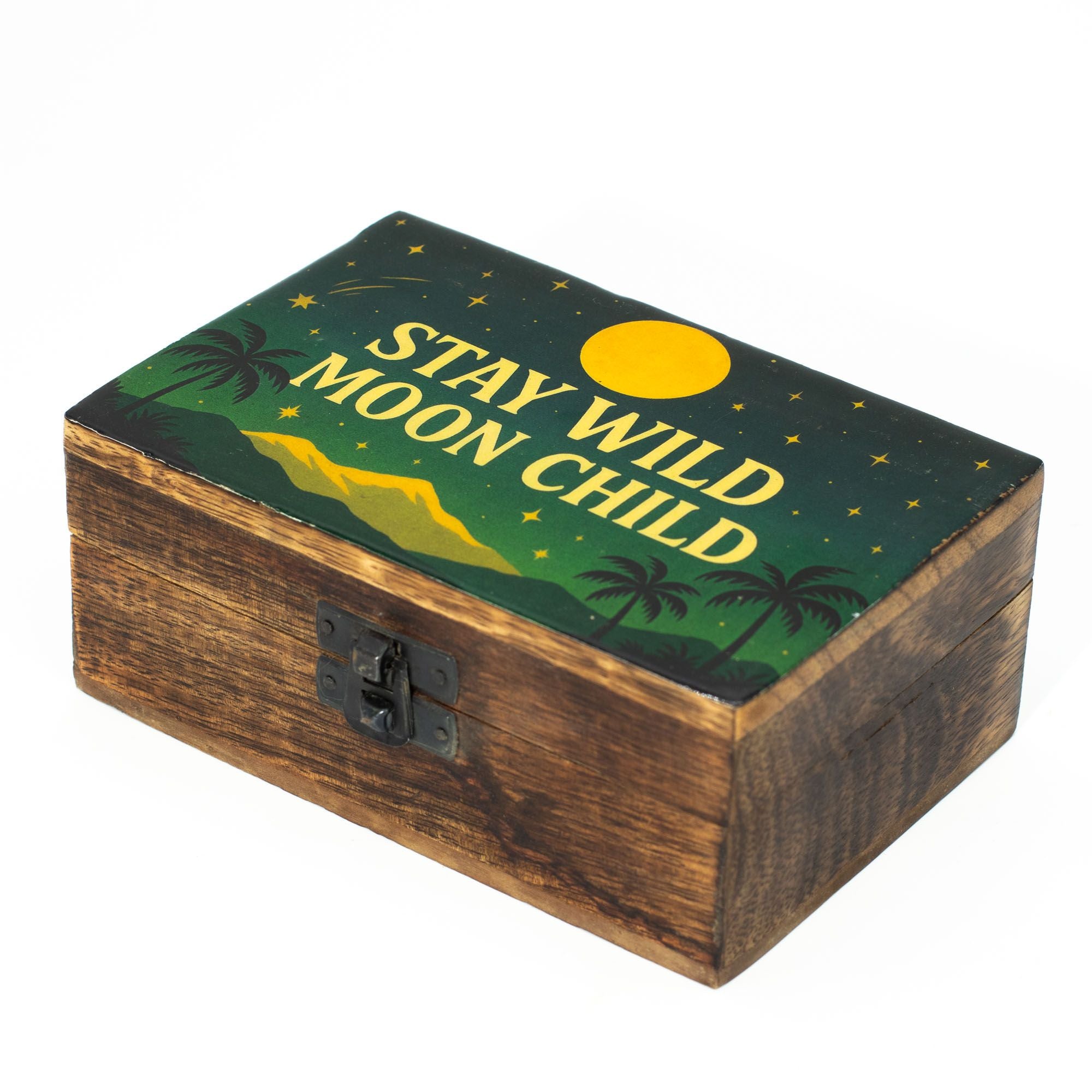 Stay Wild Moon Child Medium Enamelled Box