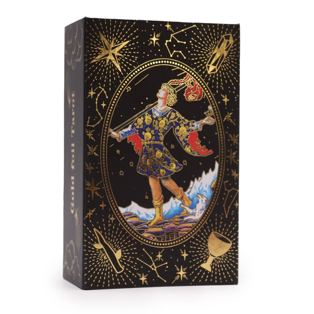 Let the Magic Begin Gold Foil Tarot  Gift Box