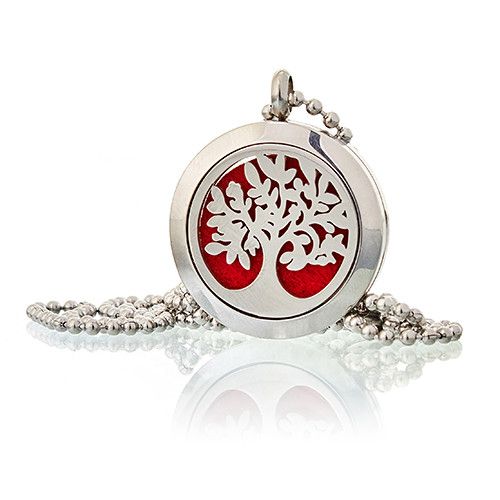 Tree of Life Aromatherapy Diffuser Necklace  25mm