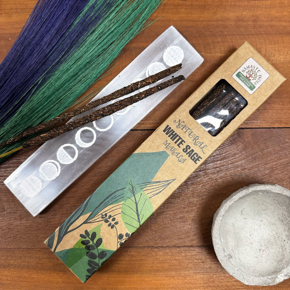 Natural Botanical White Sage Masala Incense