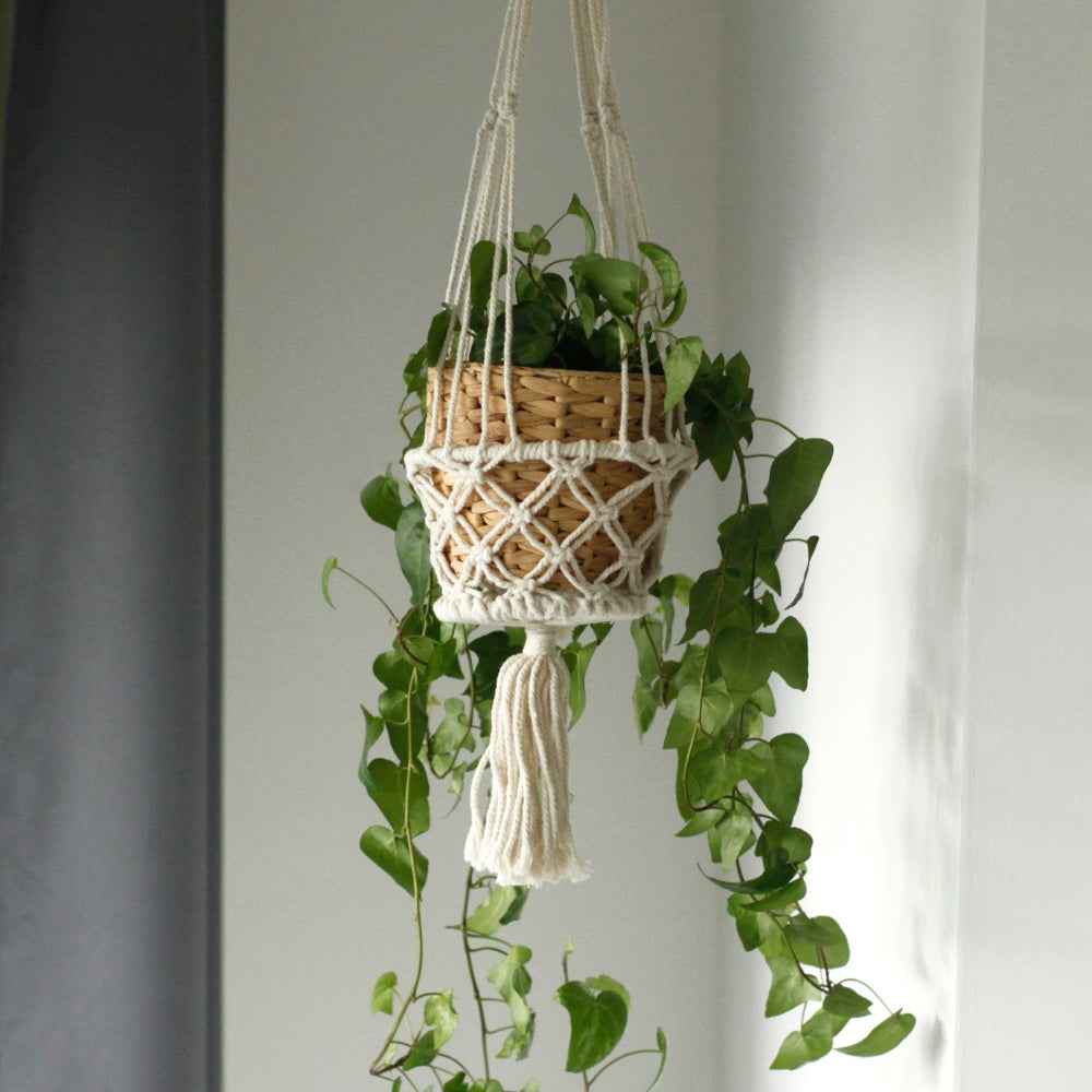 Double Holder Macrame Pot Holder
