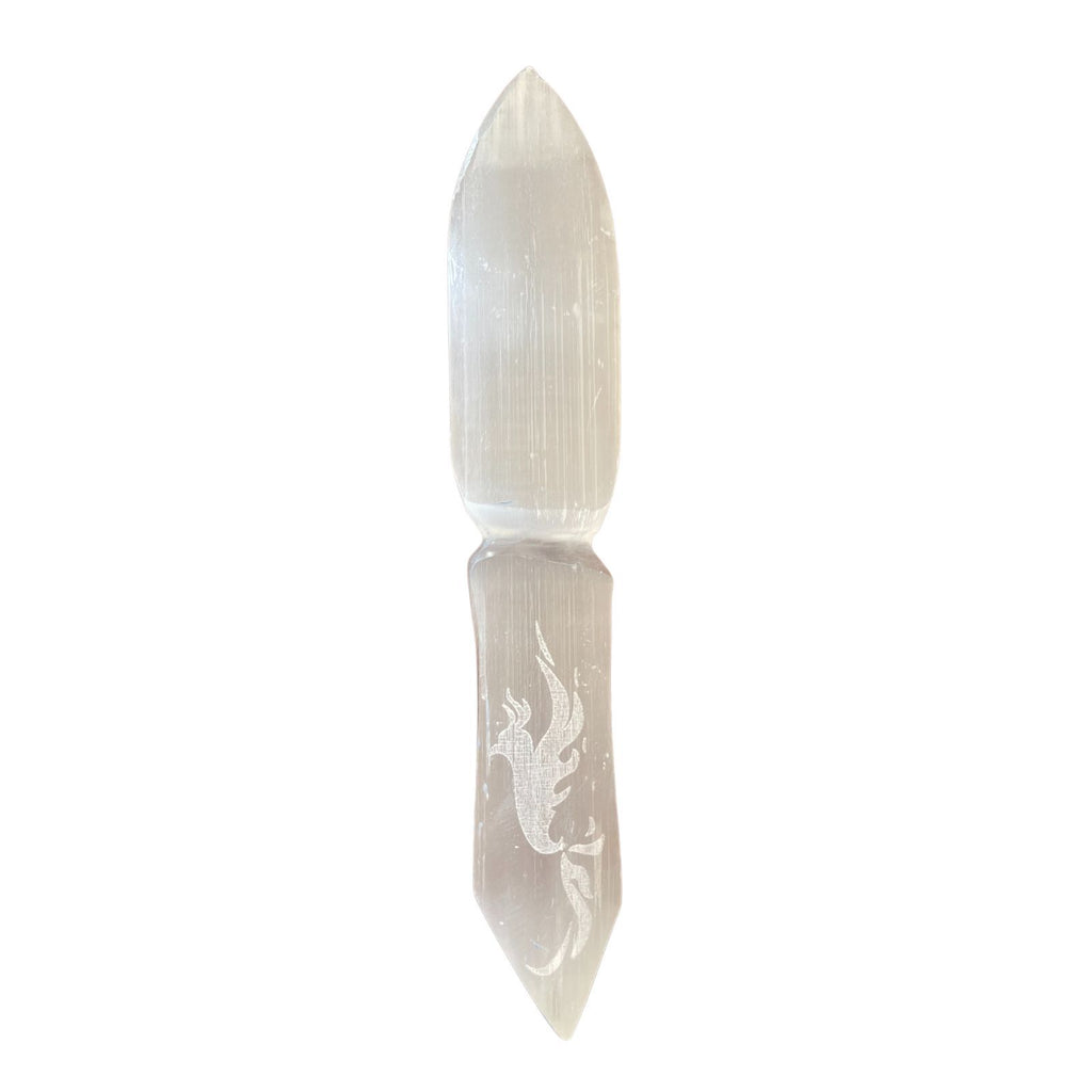 Letting Go Of The Past Selenite Ritual Knife