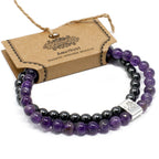 Amethyst Magnetic Gemstone Bracelet