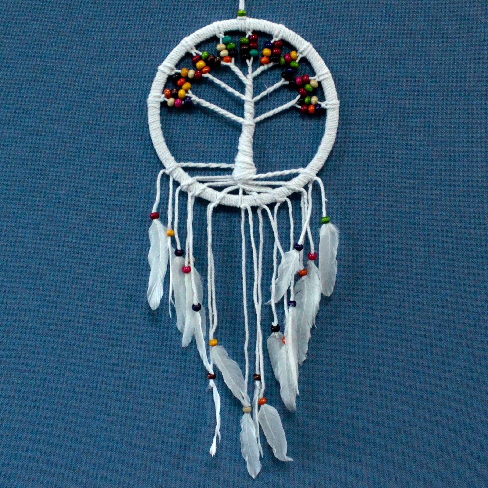 Tree of Life Cotton Dreamcatcher 22cm (assorted)
