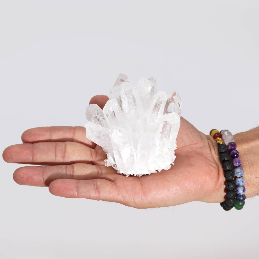 Clear Quartz Crafted Quartz Cluster