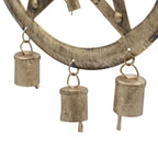 Pentagon Indian Chime with Cow Bells