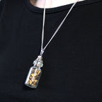 Tiger Eye Bottled Gemstones Necklace