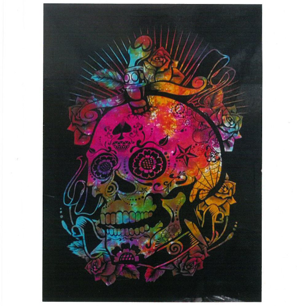 Day of the Dead Skull Cotton Wall Art