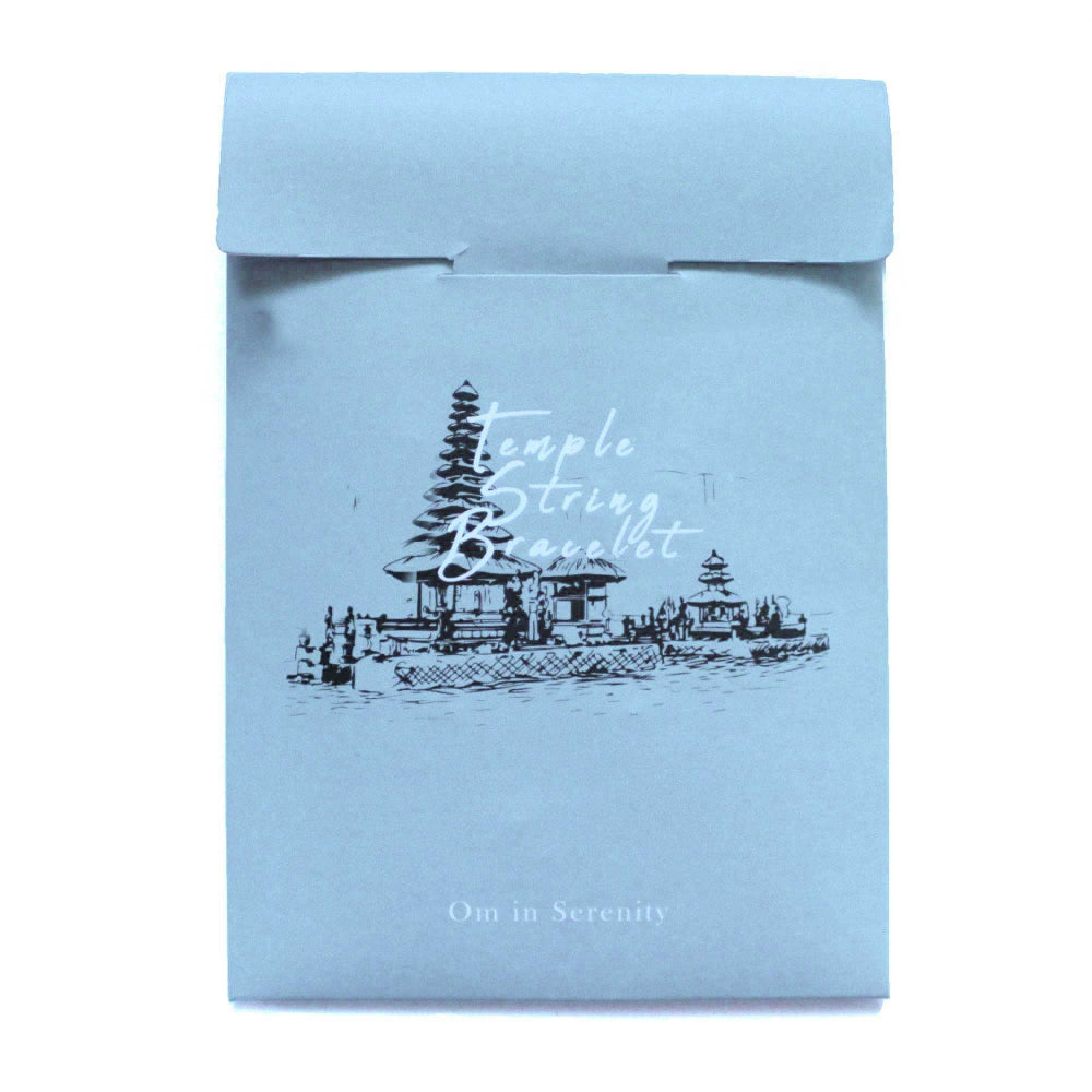Om in Serenity Temple String Bracelet