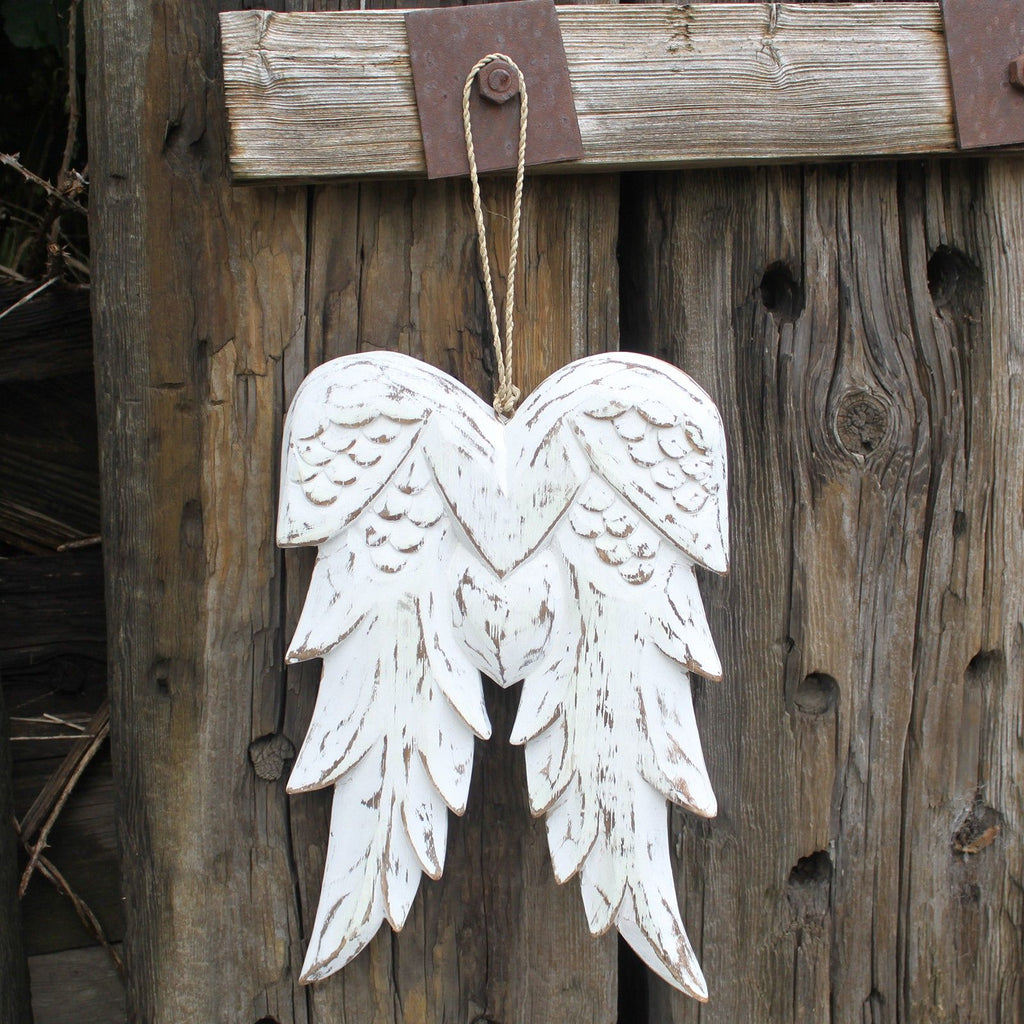 Hand Crafted Double Angel Wing 31cm