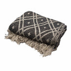 Black & Beige Regency Boho Comfort Throws
