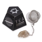 Smoky Quartz Raw Crystal Gemstone Tea Strainer