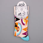 Psychedelic Evil Eye Hop Hare Bamboo Socks S/M
