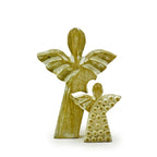 Whitewash Mango Wood Angel in Angel