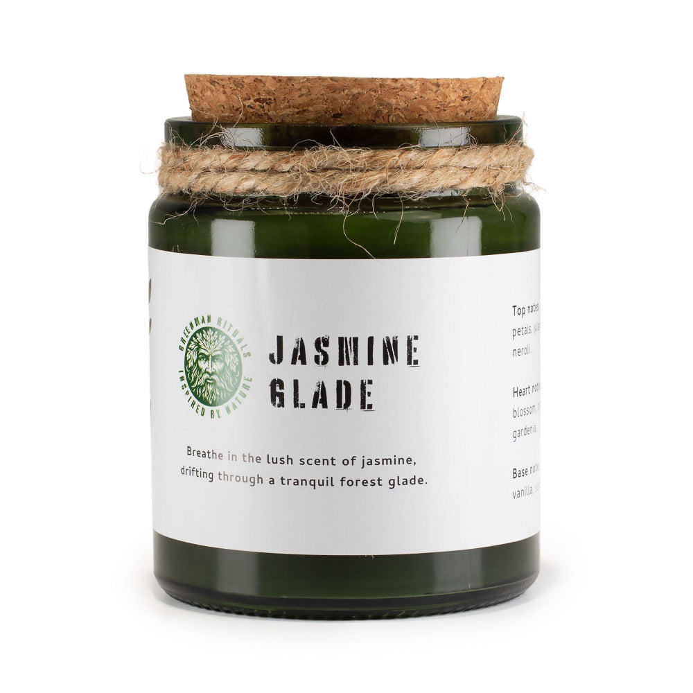 Jasmine Glade Greenman Woodwick Soy Candle