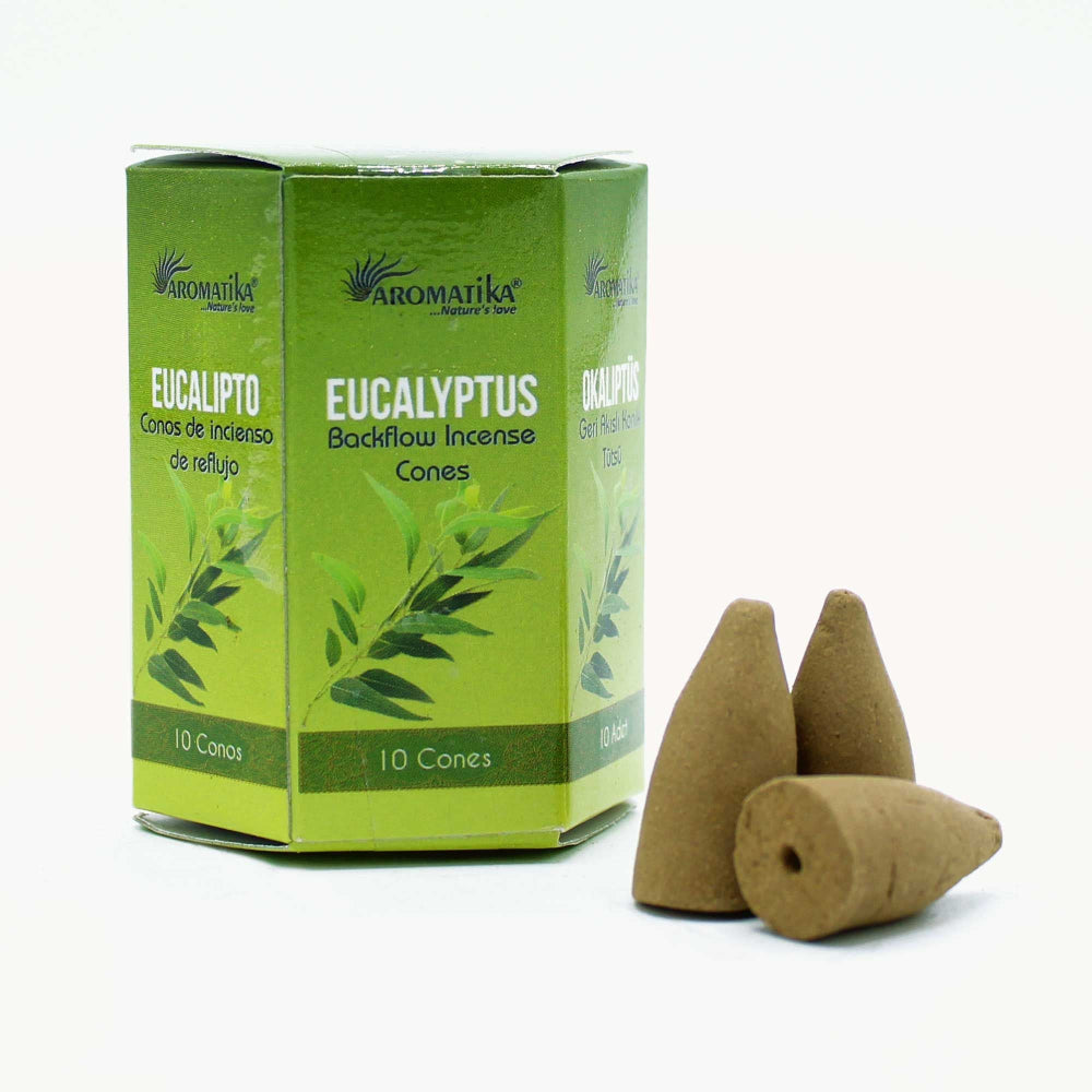 Eucalyptus Pack of 10 Masala Backflow Incense