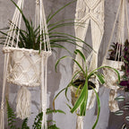 Double Holder Macrame Pot Holder