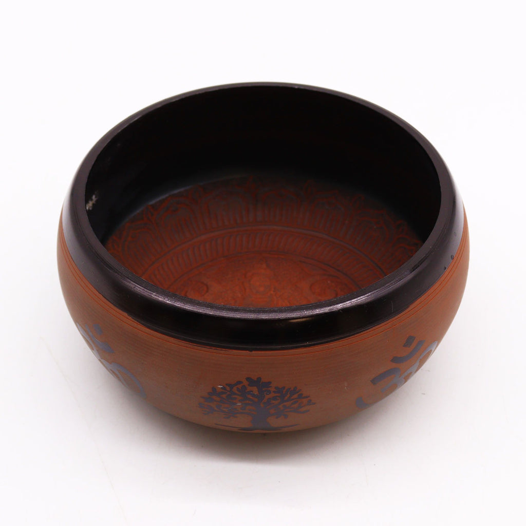 Clay Om  Buddha Earth Powder Singing Bowl