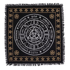 Life Death Rebirth Esoteric Fringed Altar Cloth