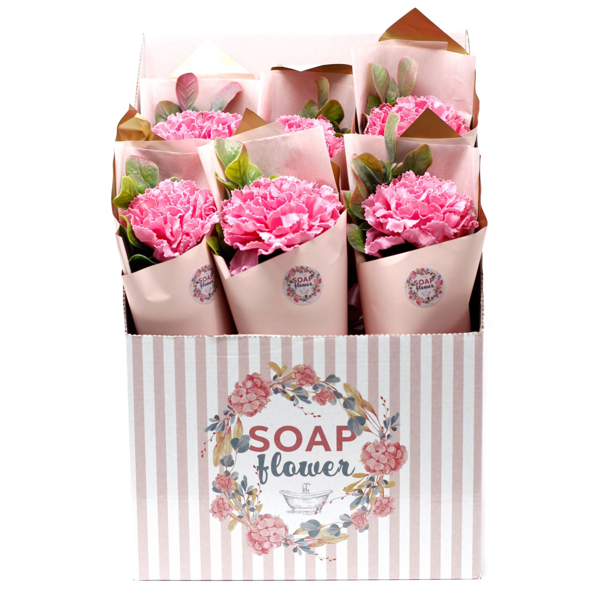 Carnation Bouquet Soap Flower