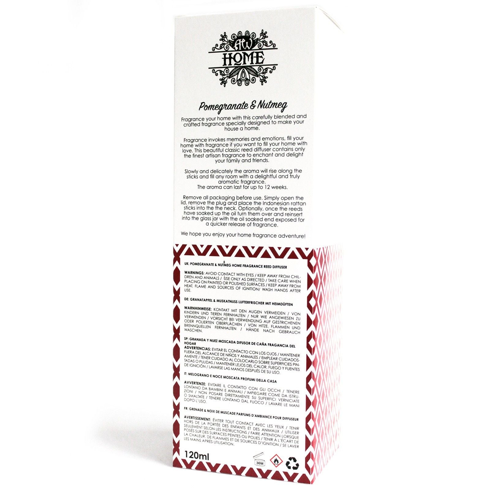 Pomegranate & Nutmeg Reed Diffuser