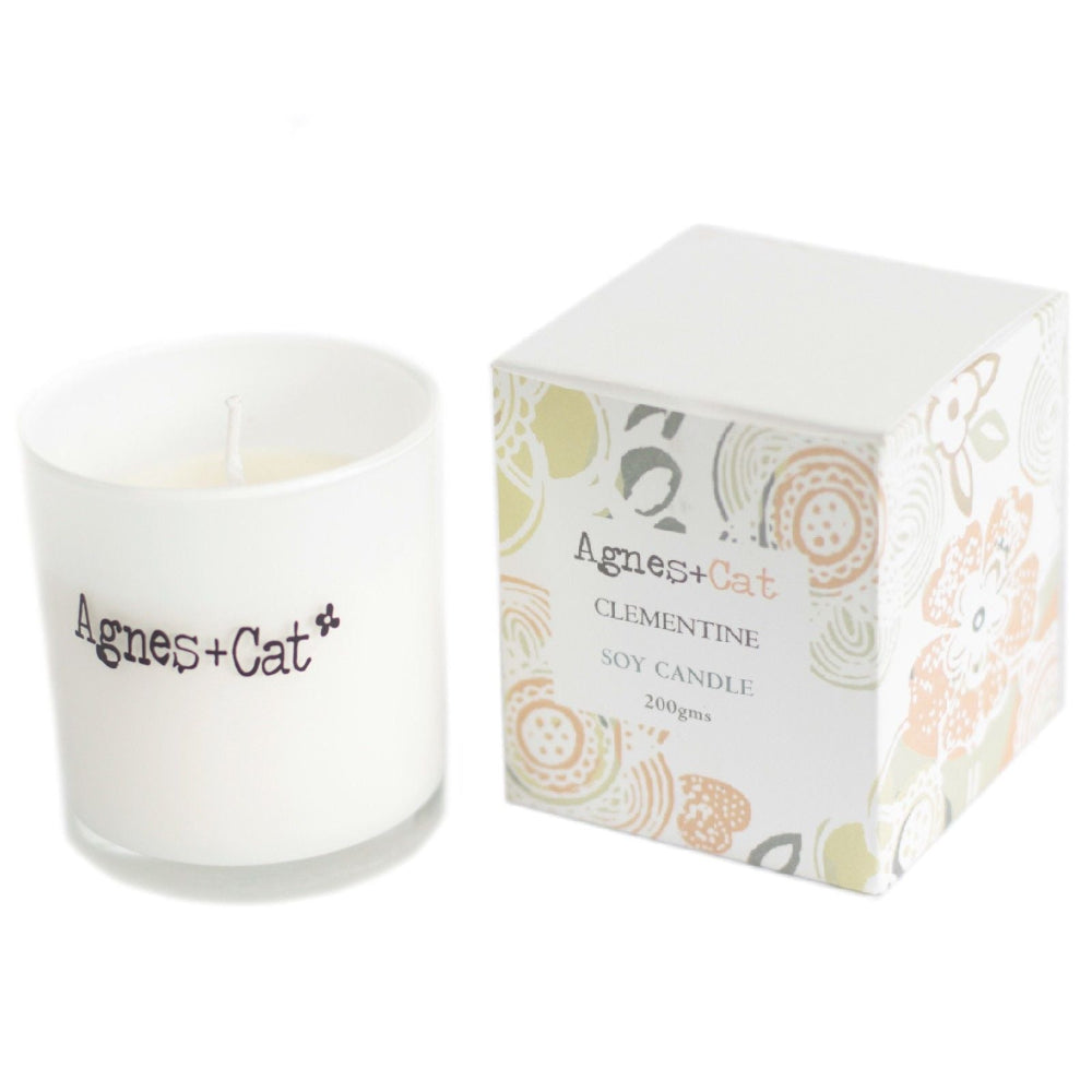 Clementine Agnes + Cat Votive Candle