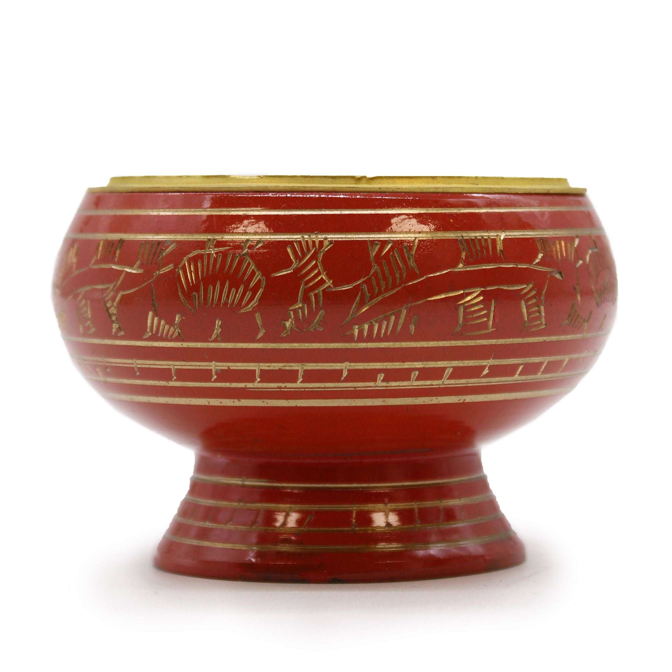 Sacral Chakra Tall Charcoal Incense Jar