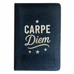 Carpe Diem Black Velvet Notebook