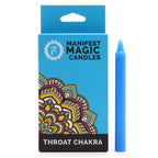 Throat Chakra Blue  Manifest Magic Candles (pack of 12)