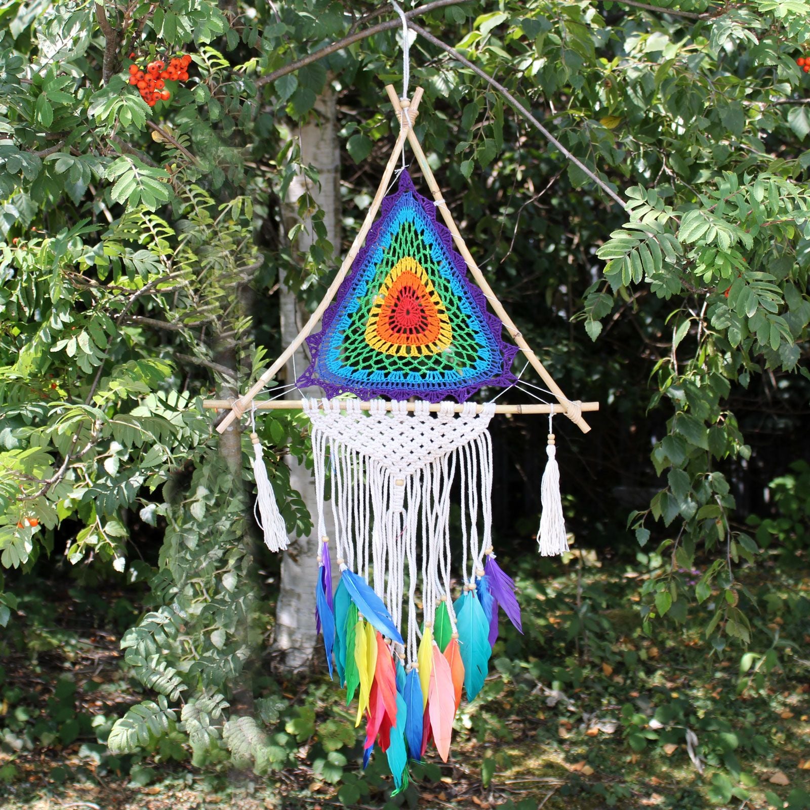Multi Pyramid Bali Dreamcatchers Large