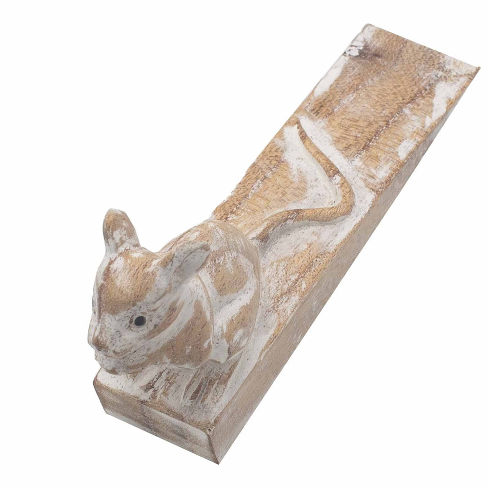 Dormouse Hand Carved Doorstop