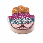 Tree of Life Soapstone Hamsa Incense Holder