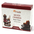 7 Chakras  Backflow Incense Cones