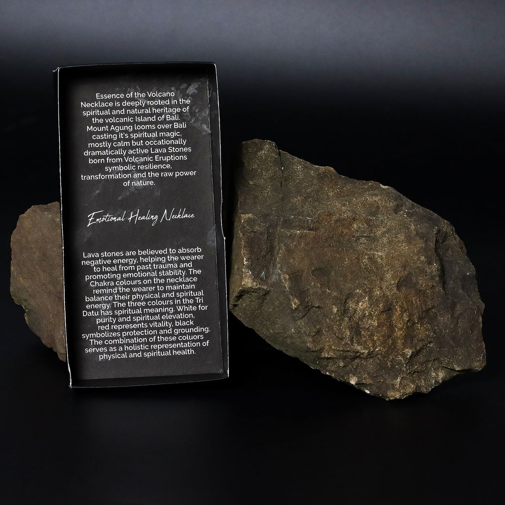 Emotional Healing Essence of the Volcano Necklace