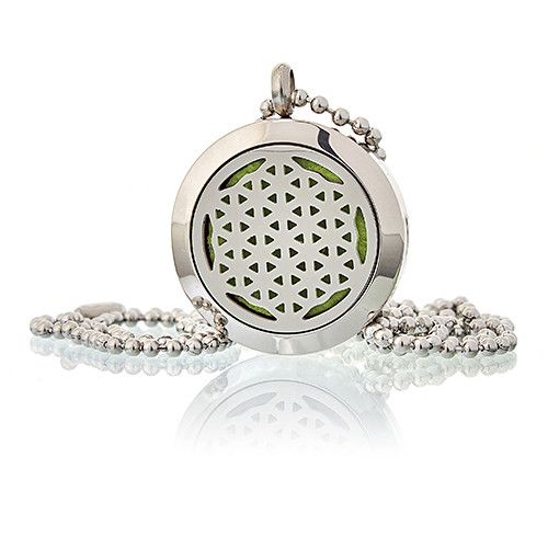 Flower of Life Aromatherapy Diffuser Necklace 25mm
