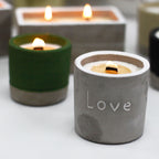 Purple Fig & Casis Love Medium Candle Pot
