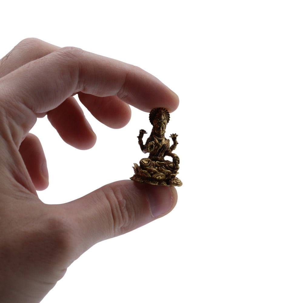 Laxmi Brass Miniature God 30mm