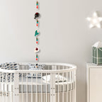 Elephant Felt Wall Hanging (random colours)