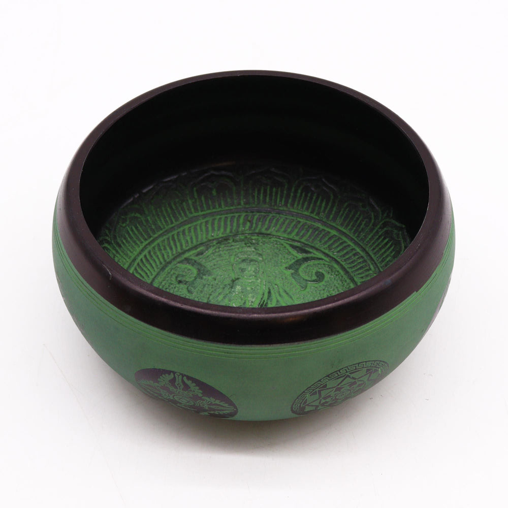 Mandala Buddha  Earth Powder Singing Bowl