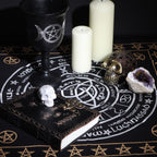 Life Death Rebirth Esoteric Fringed Altar Cloth