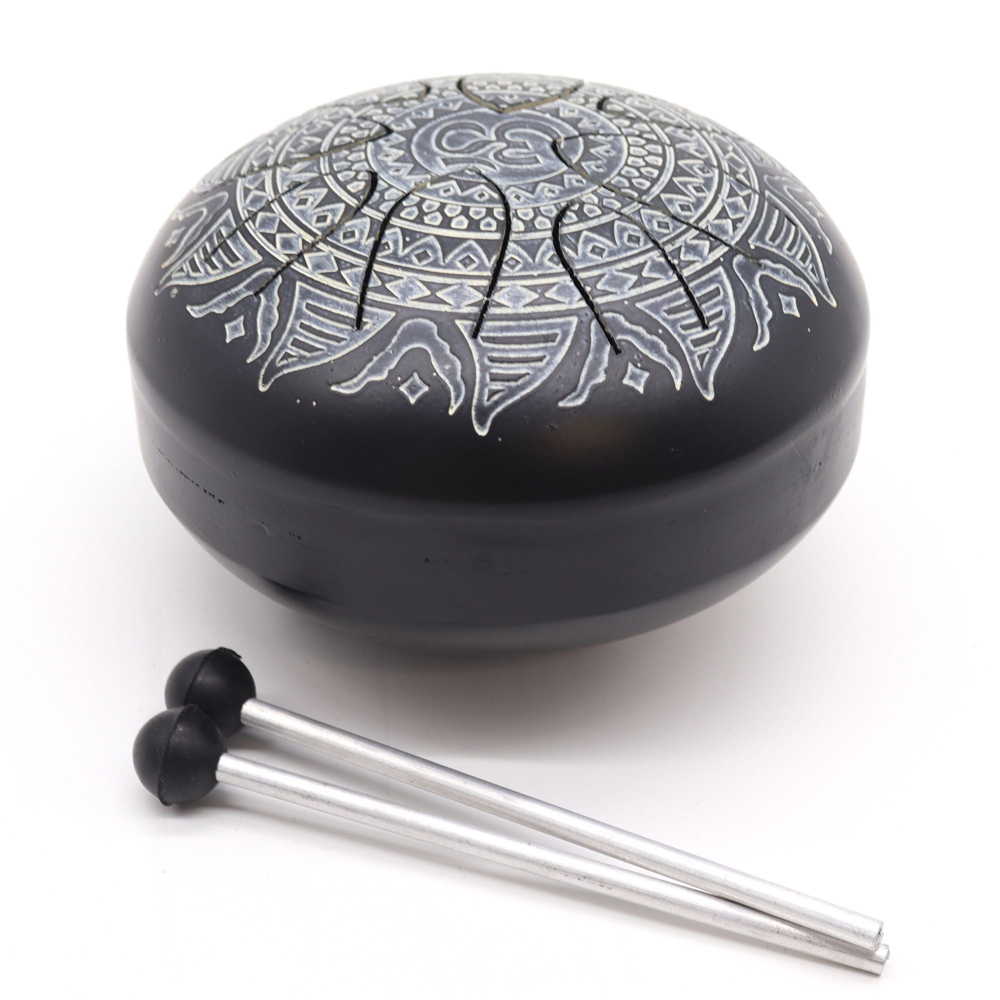 Mandala Engraved Hapi Drum Om 16cm