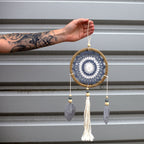 Elemental Spirits Grey Dream Catcher  Medium
