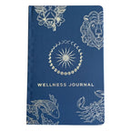 Silver Zodiac Midnight Blue Wellness Journal